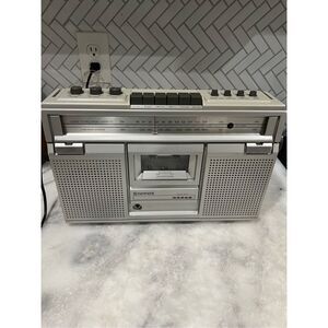 Vintage Symphonic PRC-501 AM/FM Cassette Boombox Radio Recorder - Works